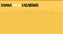 Desktop Screenshot of davinaandthevagabonds.com